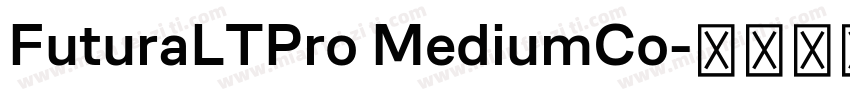 FuturaLTPro MediumCo字体转换